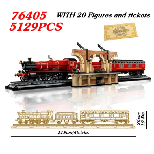 5129PCS Harry Potter Hogwarts Express Building Set 76405