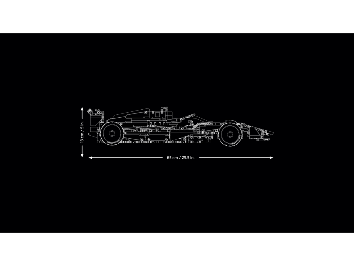 1432PCS Technic McLaren Formula 1 Race Car 42141