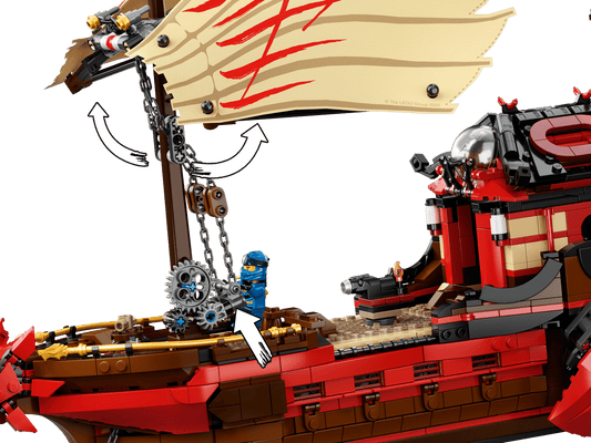 1781PCS NINJAGO Destiny’s Bounty Building Set 71705