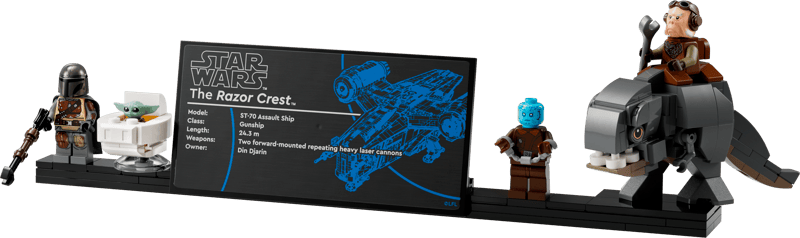 6187PCS The Razor Crest™ Building Set 75331