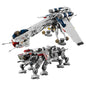 1758PCS Republic Dropship with AT-OT Walker Building Set 10195