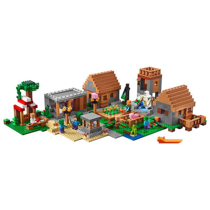 1600pcs  Minecraft The Village 21128