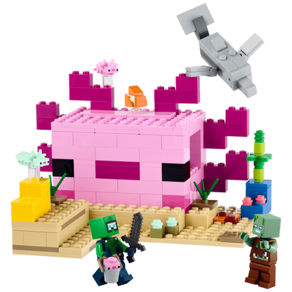 242PCS Minecraft The Axolotl House 21247
