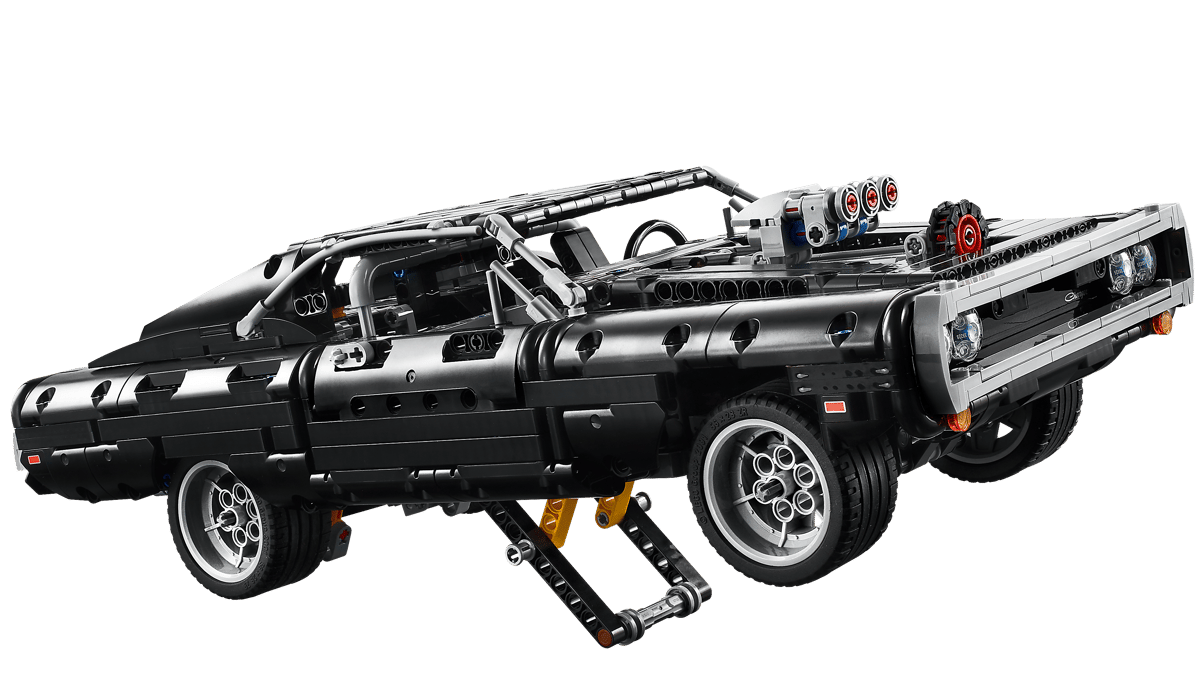 1077PCS Technic Dom’s Dodge Charger 42111