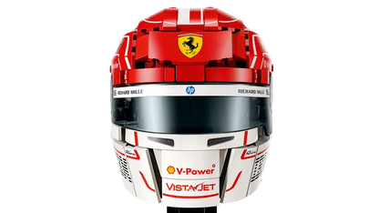 694PCS Scuderia Ferrari HP Charles Leclerc Helmet Building Set 43014