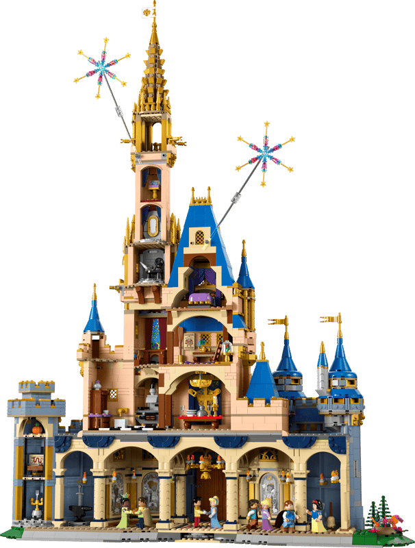 4837PCS Disney Castle Building Set 43222
