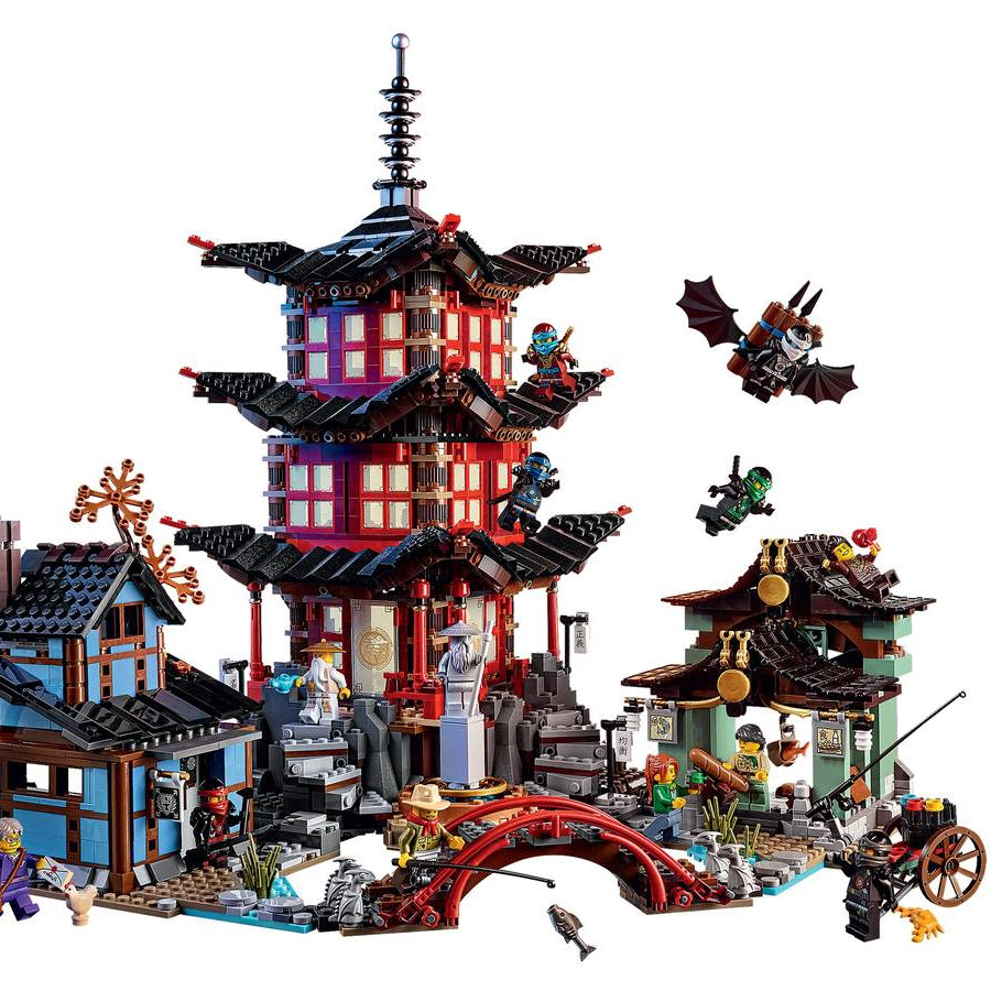 2028PCS Temple of Airjitzu Building Set 70751