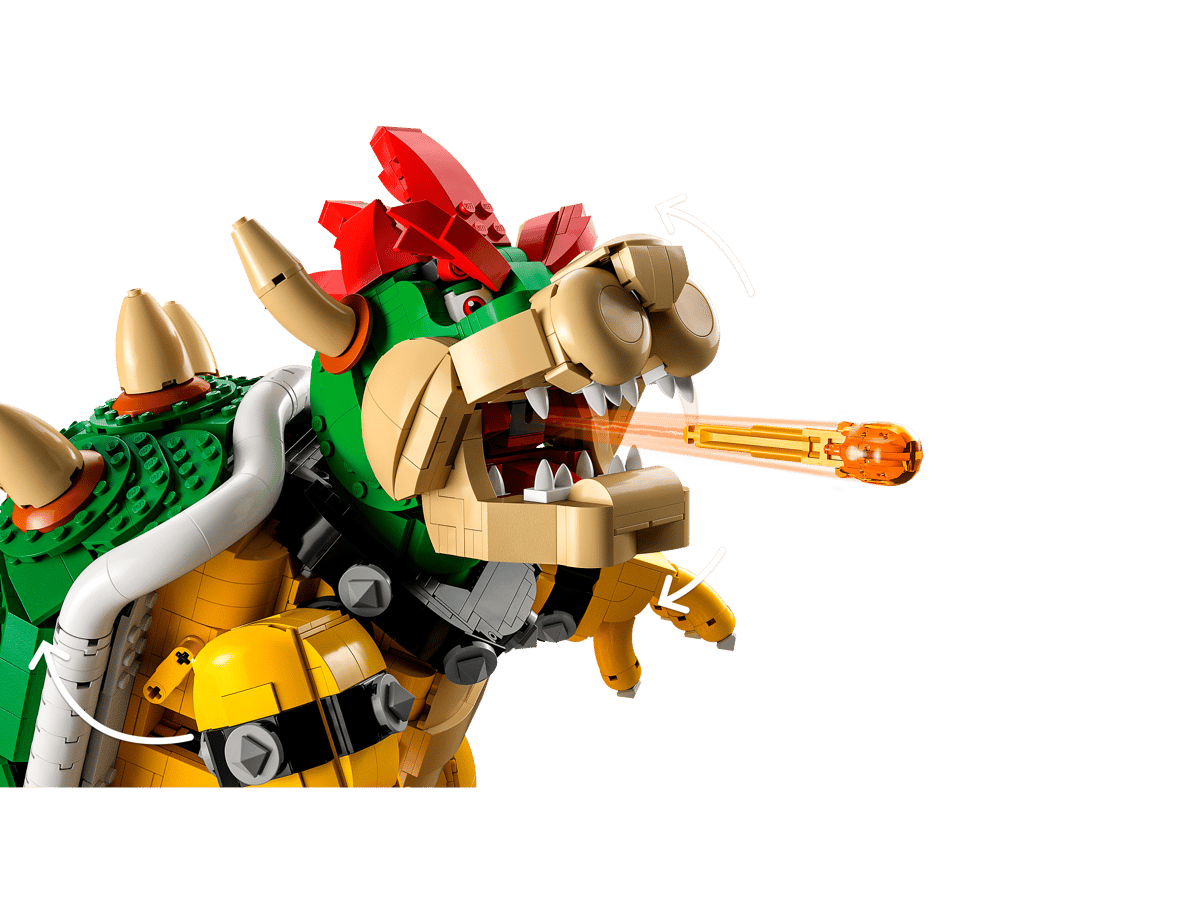 2807PCS Super Mario The Mighty Bowser Building Set 71411