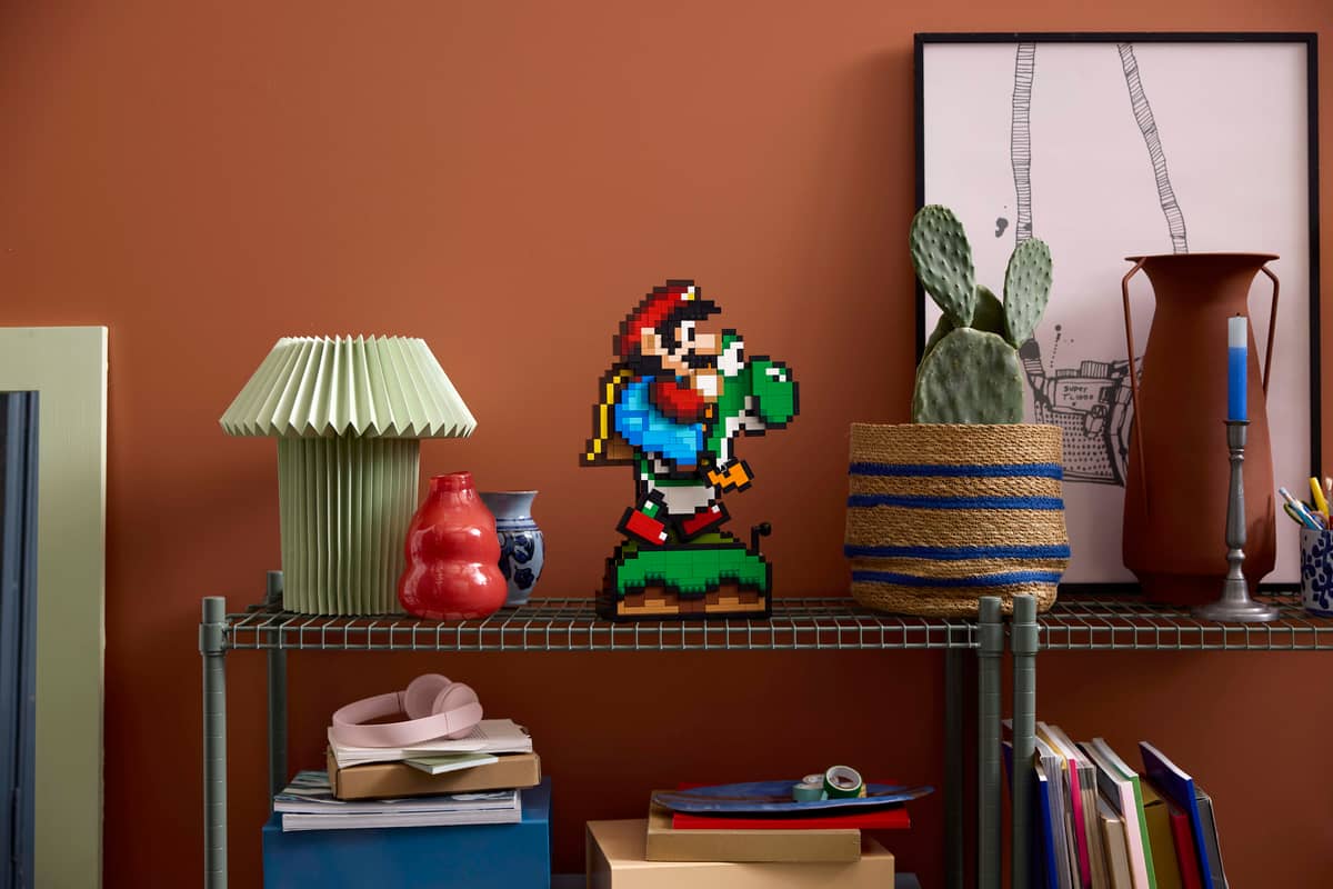1215PCS Super Mario World: Mario & Yoshi 71438