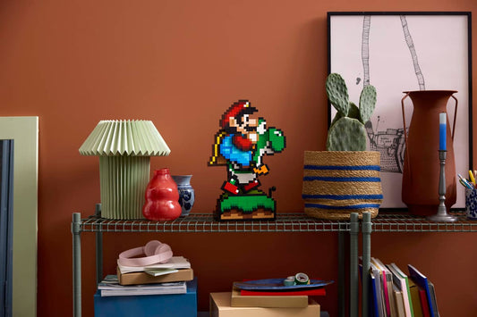 1215PCS Super Mario World: Mario & Yoshi 71438