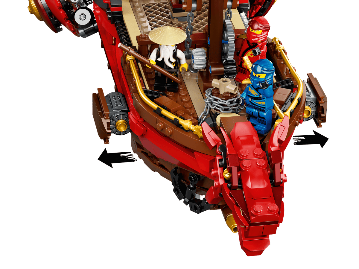1781PCS NINJAGO Destiny’s Bounty Building Set 71705