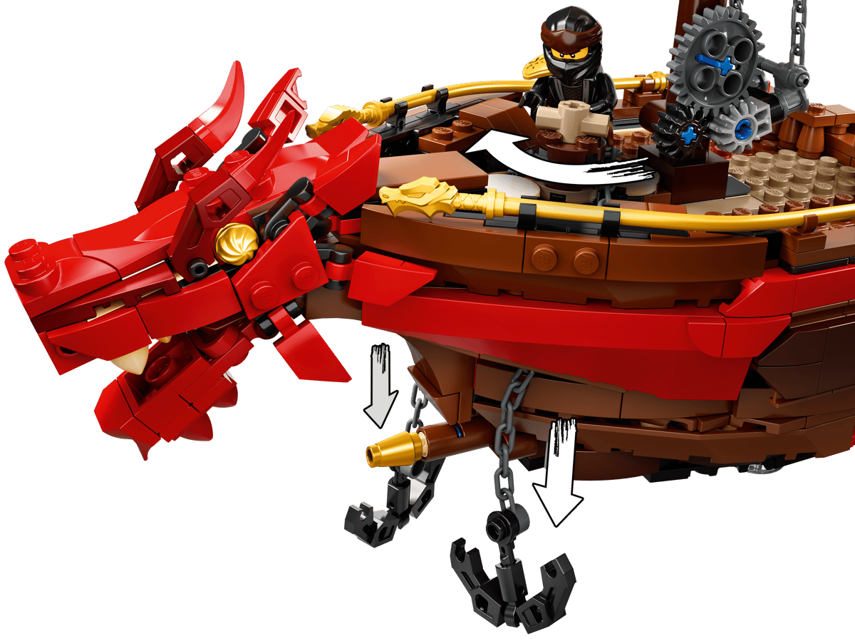1781PCS NINJAGO Destiny’s Bounty Building Set 71705