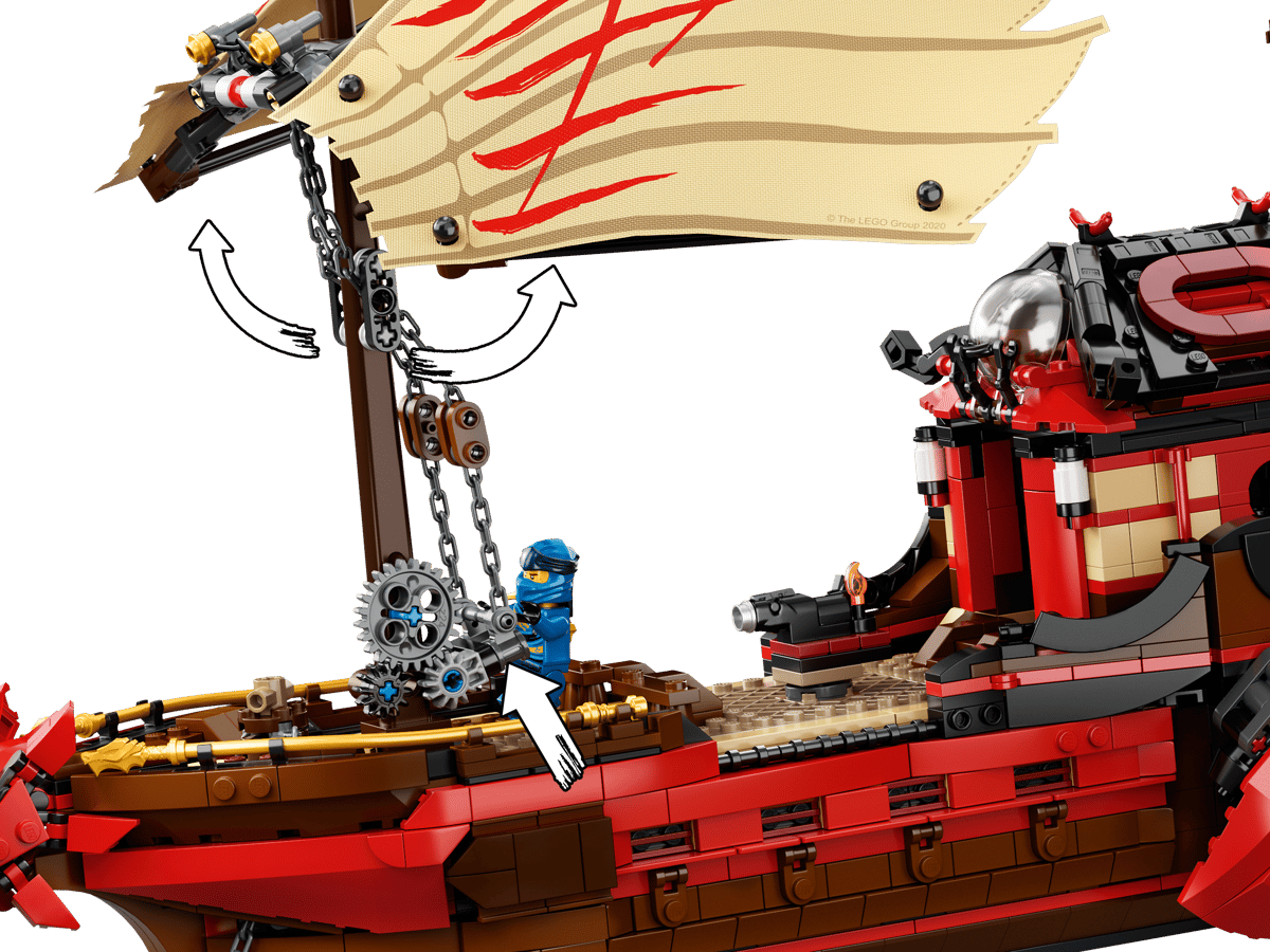 1781PCS NINJAGO Destiny’s Bounty Building Set 71705
