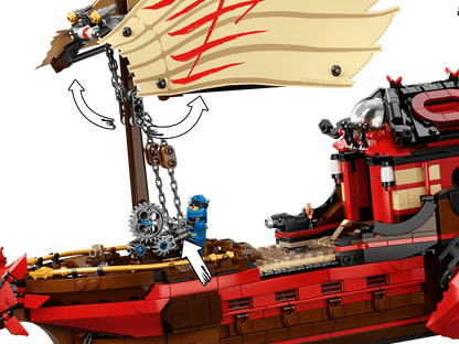 1781PCS NINJAGO Destiny’s Bounty Building Set 71705