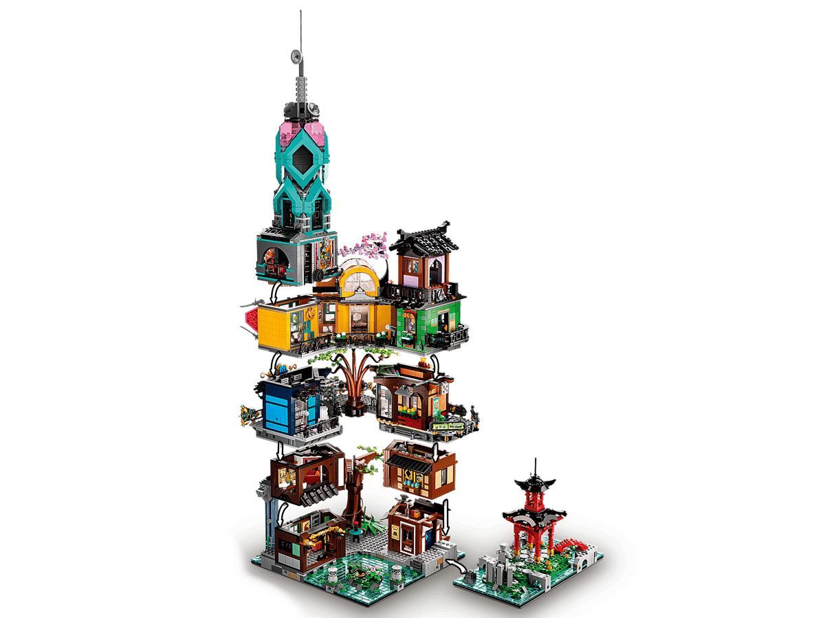 5685PCS NINJAGO City Gardens Set 71741