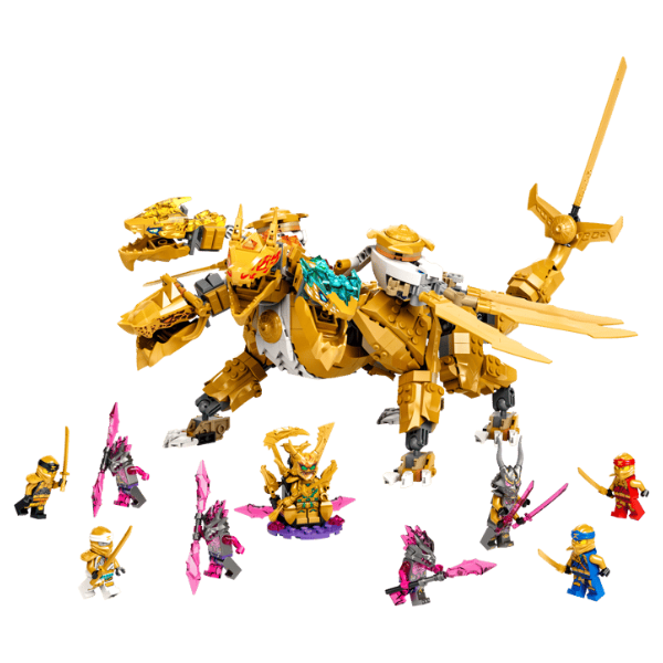 989PCS Lloyd's Golden Ultra Dragon Building Set 71774