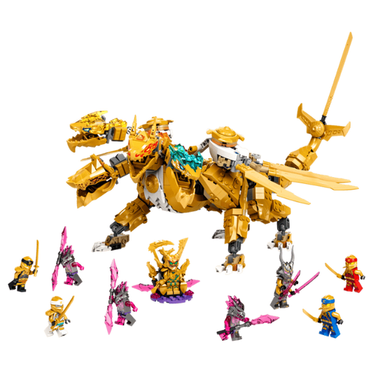 989PCS Lloyd's Golden Ultra Dragon Building Set 71774