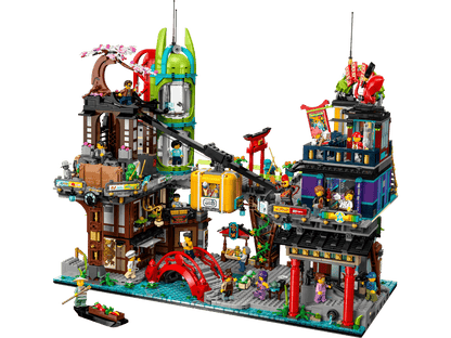 6163PCS NINJAGO City Markets Set 71799