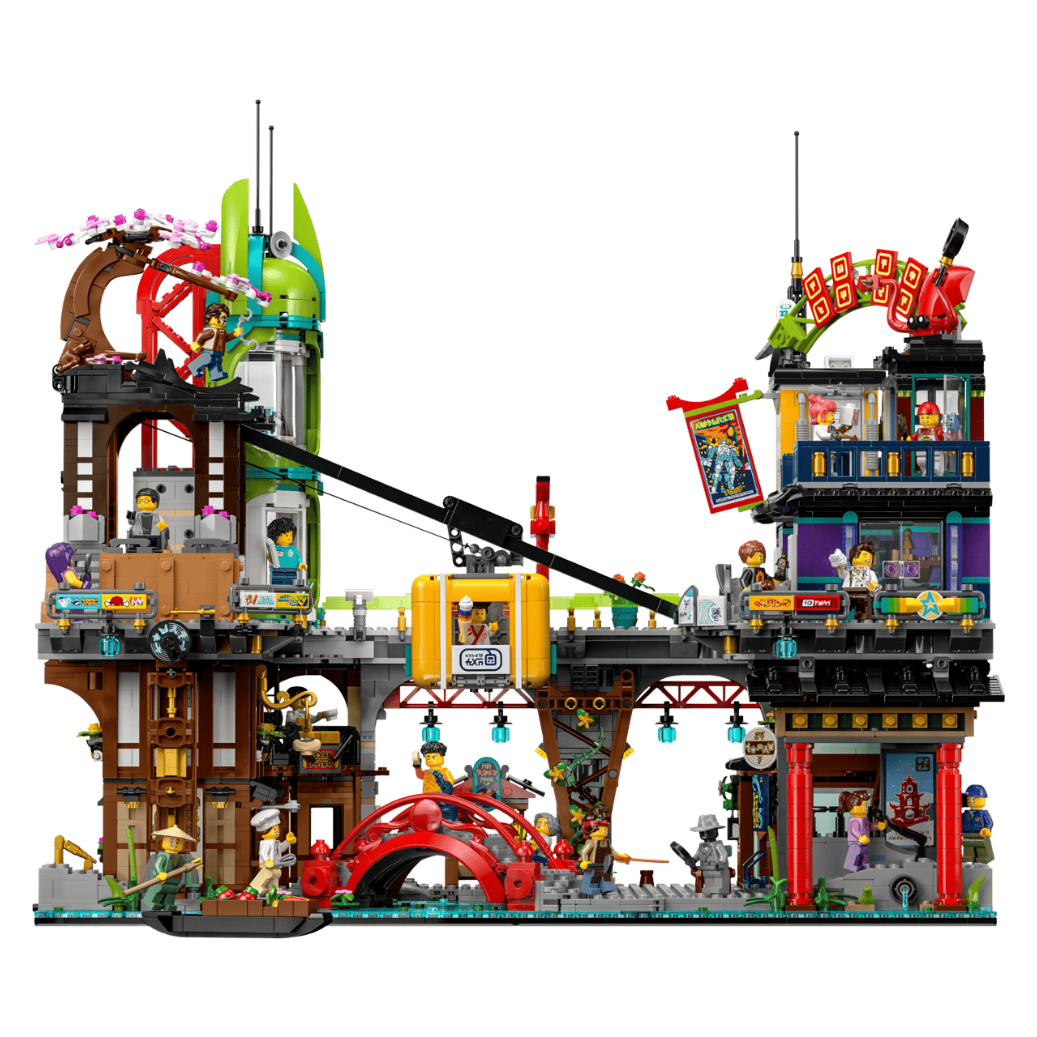 6163PCS NINJAGO City Markets Set 71799
