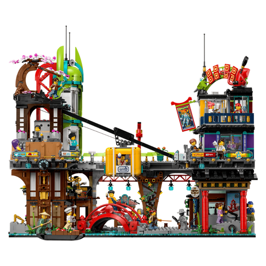 6163PCS NINJAGO City Markets Building Set 71799