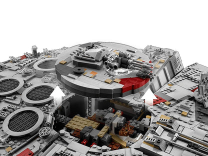 7541pcs Star Wars Millennium Falcon UCS Compatible 75192