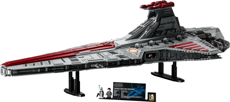 5374 pcs Venator-class Republic Attack Cruiser 75367