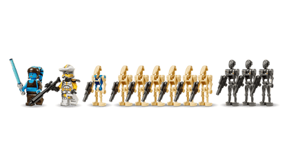 1395PCS Battle of Felucia Separatist MTT Building Set 75435
