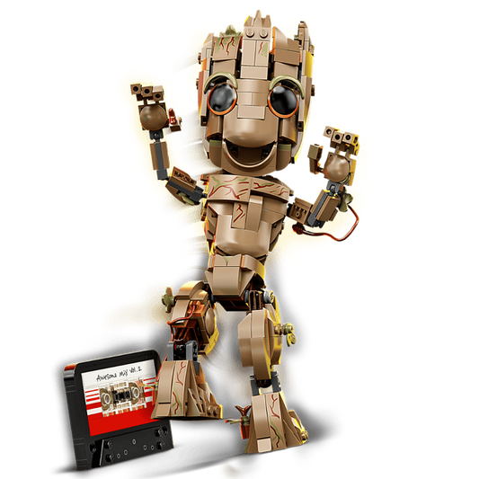 476PCS Marvel I Am Groot 76217