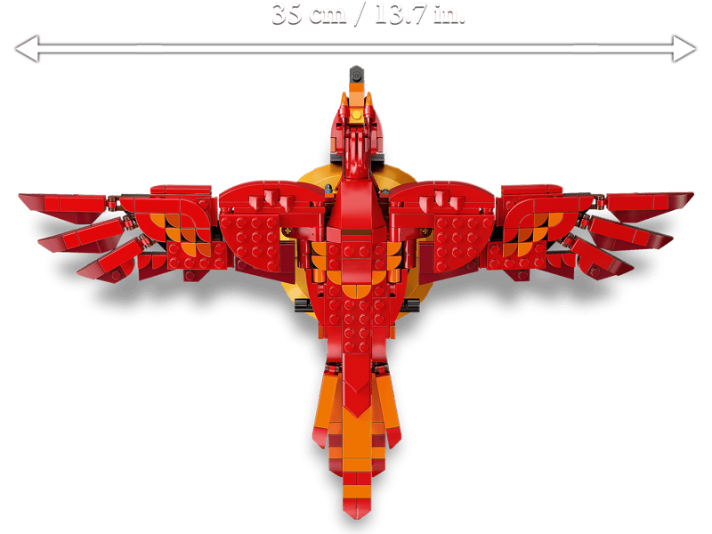 597PCS Fawkes - Dumbledore’s Phoenix 76394