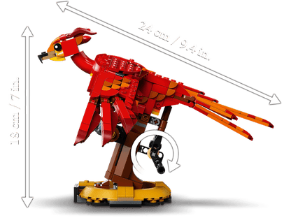 597PCS Fawkes - Dumbledore’s Phoenix 76394
