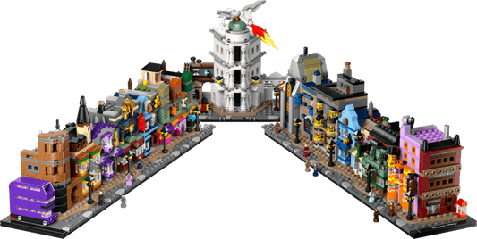 2750PCS Diagon Alley Wizarding Shops Building Set 76444
