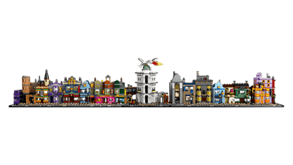 2750PCS Diagon Alley Wizarding Shops Building Set 76444