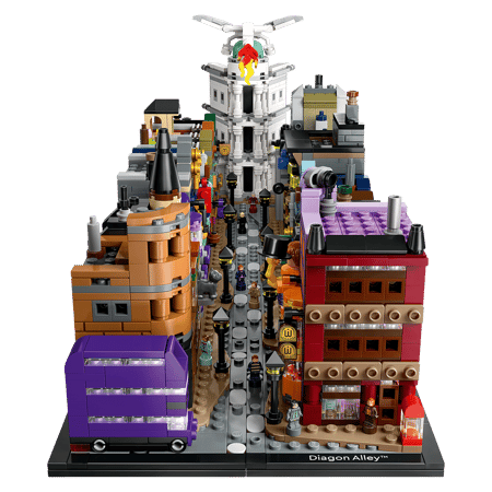 2750PCS Diagon Alley Wizarding Shops Building Set 76444