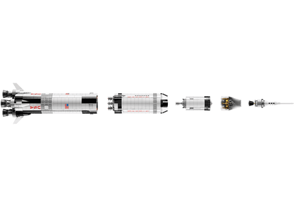 1969PCS NASA Apollo Saturn V Building Set 92176