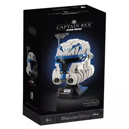 854PCS Captain Rex Helmet Building Set 75349