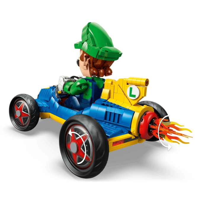 2234PCS Super Mario Mario Kart Luigi & amp; Mach 8 72050